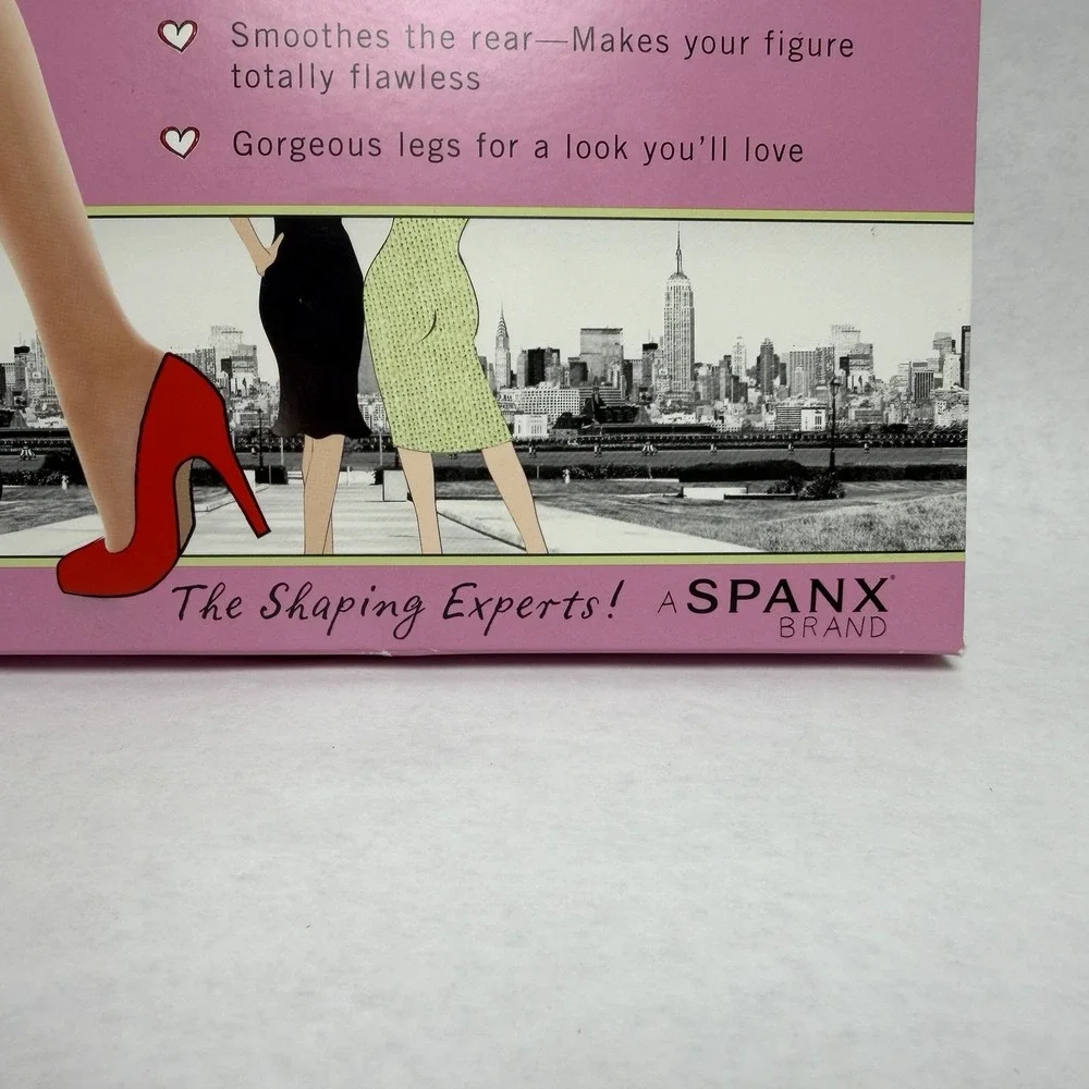 ASSETS by Spanx Shaping Sheers Full Length Pantyhose‎ Black Womens Size 3 NEW